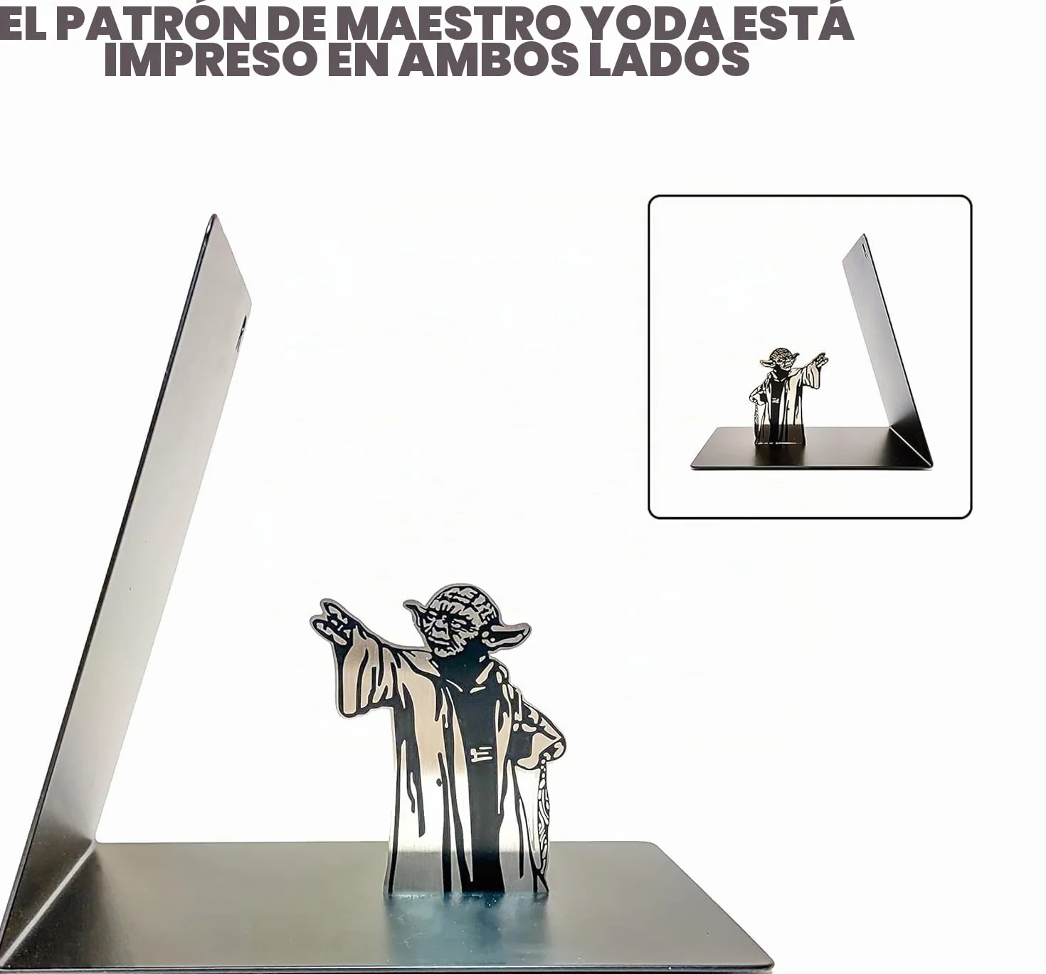 Sujetalibros de Metal Estampado de Doble Cara Regalo Creativo Star Wars