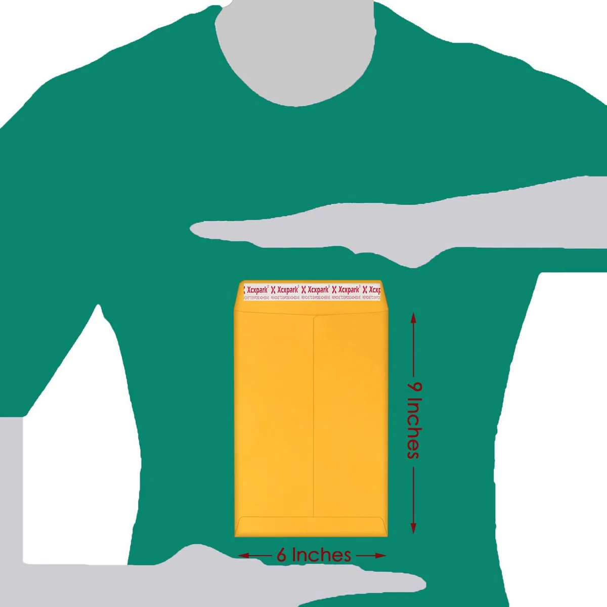 Xxcxpark Sobres de seguridad autoadhesivos de 6 x 9 pulgadas, 250 sobres pequeños de papel kraft marrón para cartas, correo, almacenamiento y organización (marrón)