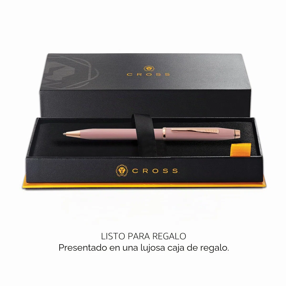 Cross Century II - Bolígrafo (trazos M, tinta negra, incluye caja de regalo), color rosa y rosa
