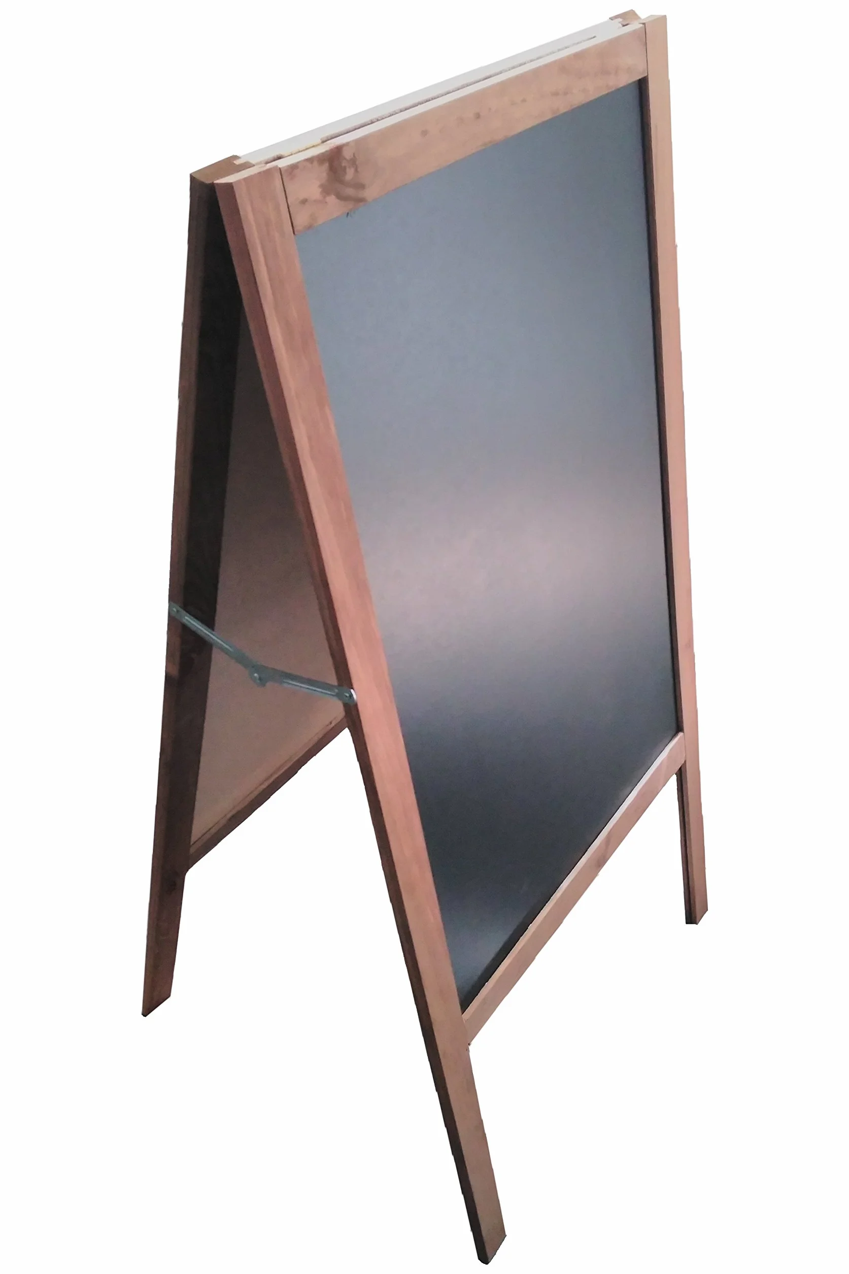 Pizarra Caballete Negra 115x60cm 2 Caras para Rotulador Tiza Líquida y Tiza Convencional