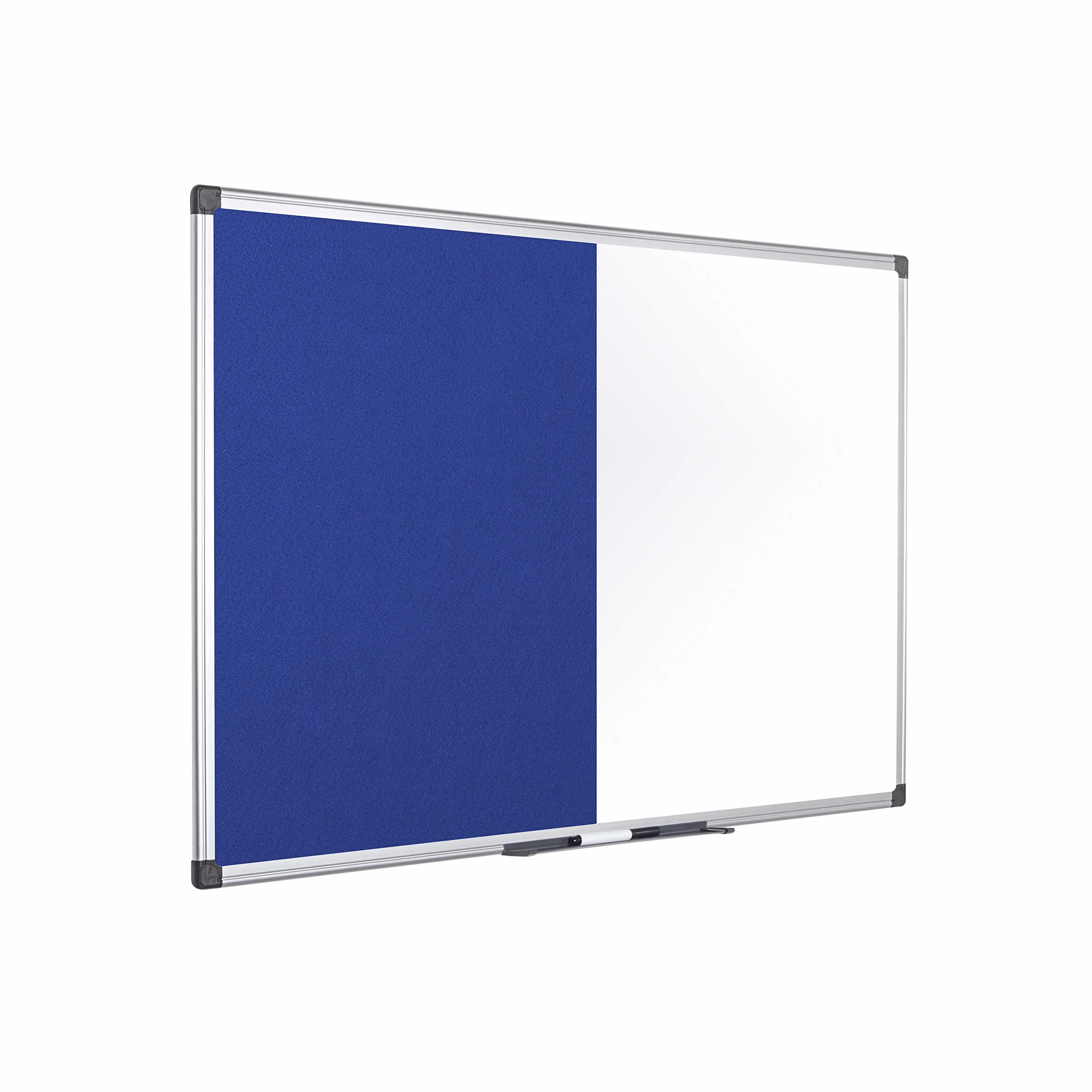 Bi-Office Maya Tablero combinado fieltro magnético 900x600 mm azul