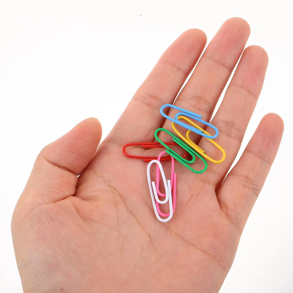 Clips de Papel Surtidos 1200 Piezas 33mm de Plástico para Marcar | Decoracion Colegio, Uso Personal en Casa, Papeleria Oficina, Sujeción Suave y Segura