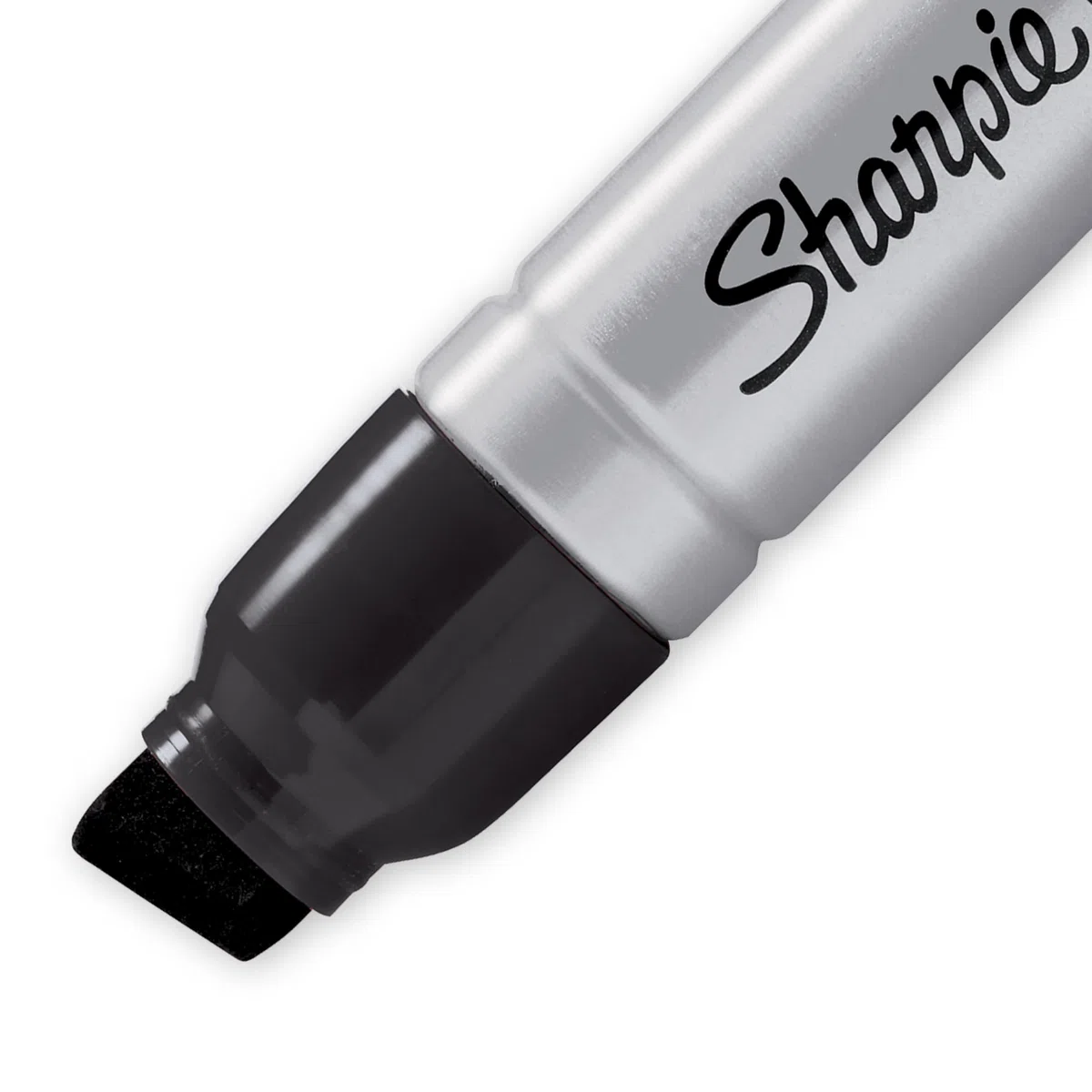 Sharpie Pro Magnum rotuladores permanentes | punta biselada | negro | caja de 12 marcadores