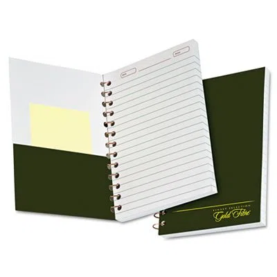 Oro Fibra Notebook Personal, Colegio regla, 5 x 7, Classic verde, 100 hojas, se vende como 1 cada