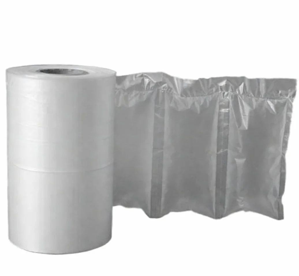 EWIG Bobina de Cojines de Aire, 120x200mm, 300 Metros cojin aire embalar, HDPE Reciclado, Almohada aire Transparente, burbuja para Relleno y Protección de Envíos