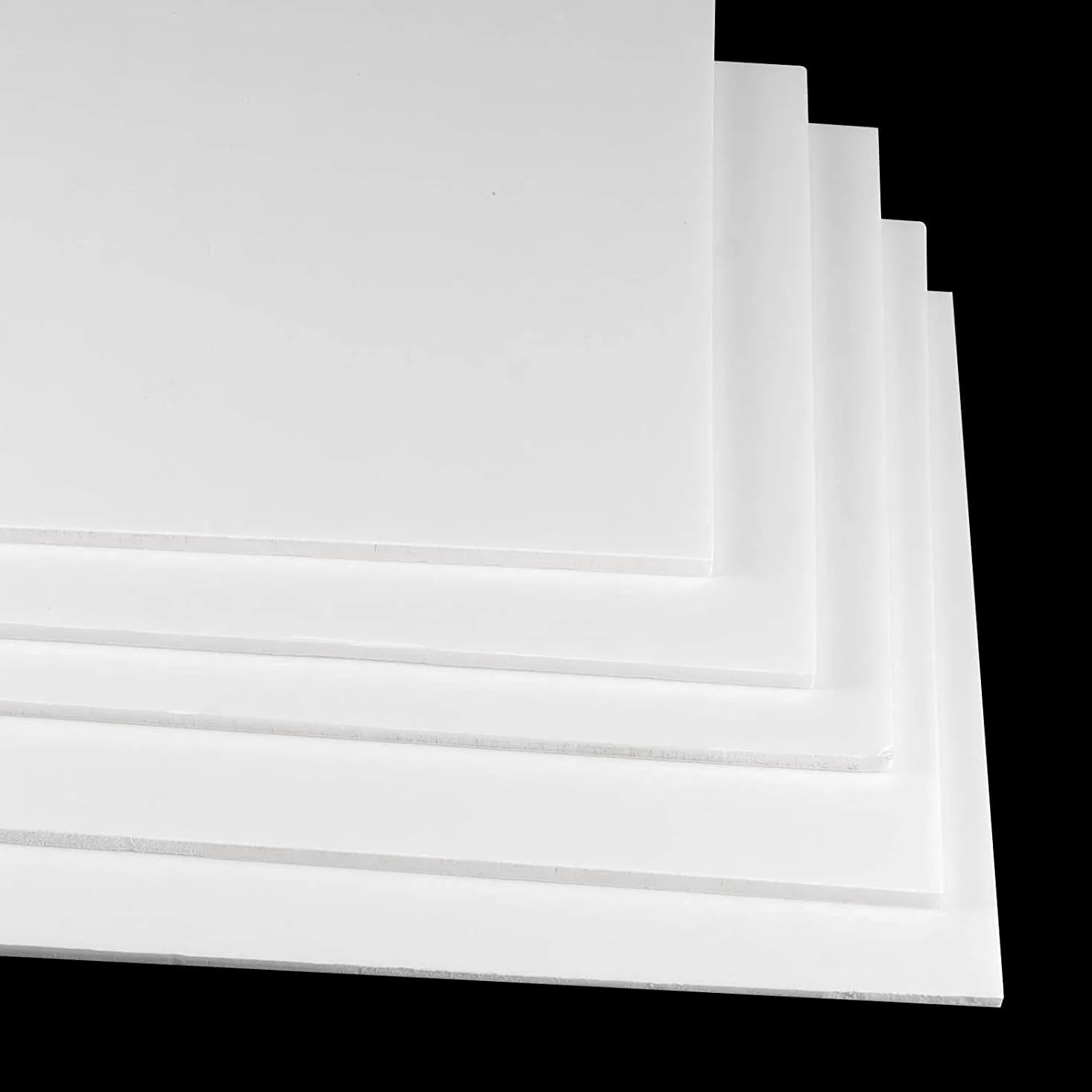 Paquete de 5 tableros de espuma blanca, tablero de estera de poliestireno de 300 x 400 mm de grosor for manualidades, modelado y montaje de fotografías
