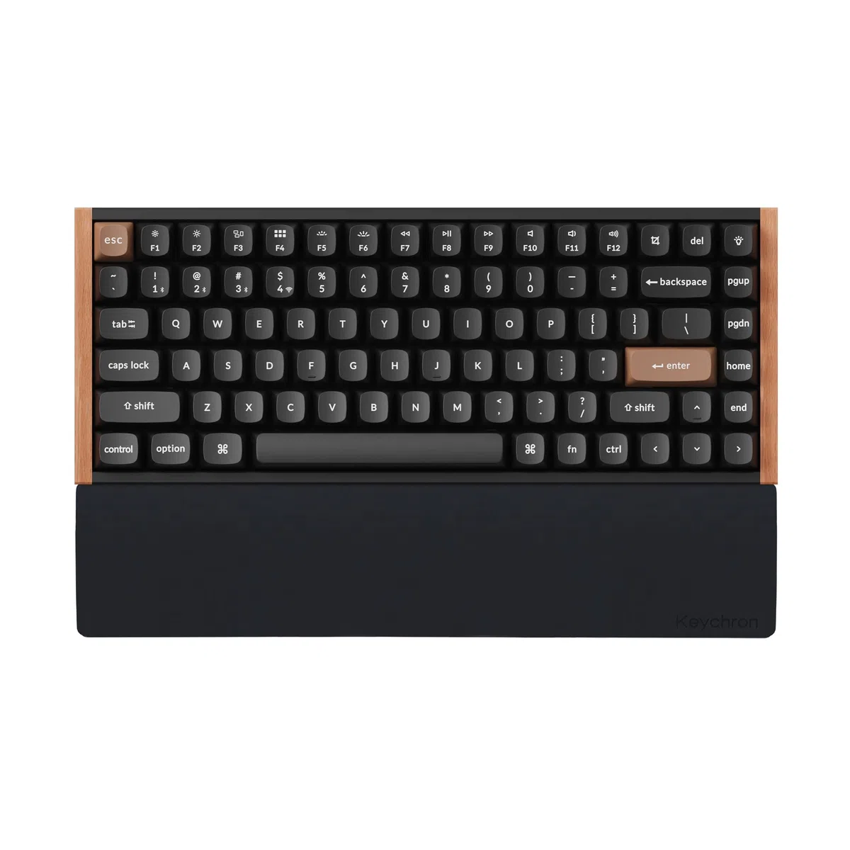 Keychron Reposamanos de silicona para K2 / K6 / K2 Pro / K6 Pro - Negro
