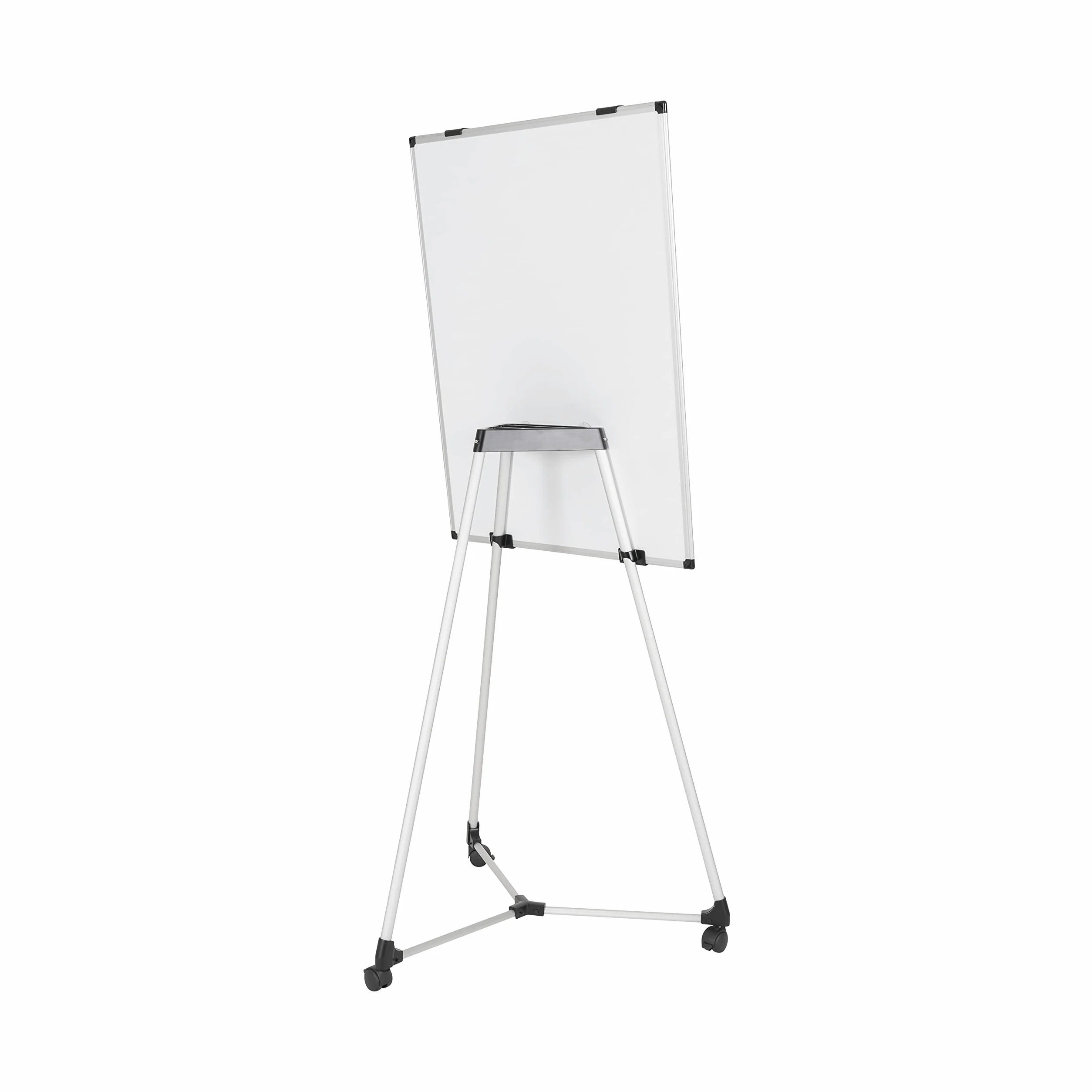 Bi-Office Earth Kyoto Flipchart caballete magnético móvil, 70 x 100 cm (tamaño europeo), superficie de acero lacado borrado en seco, marco de aluminio