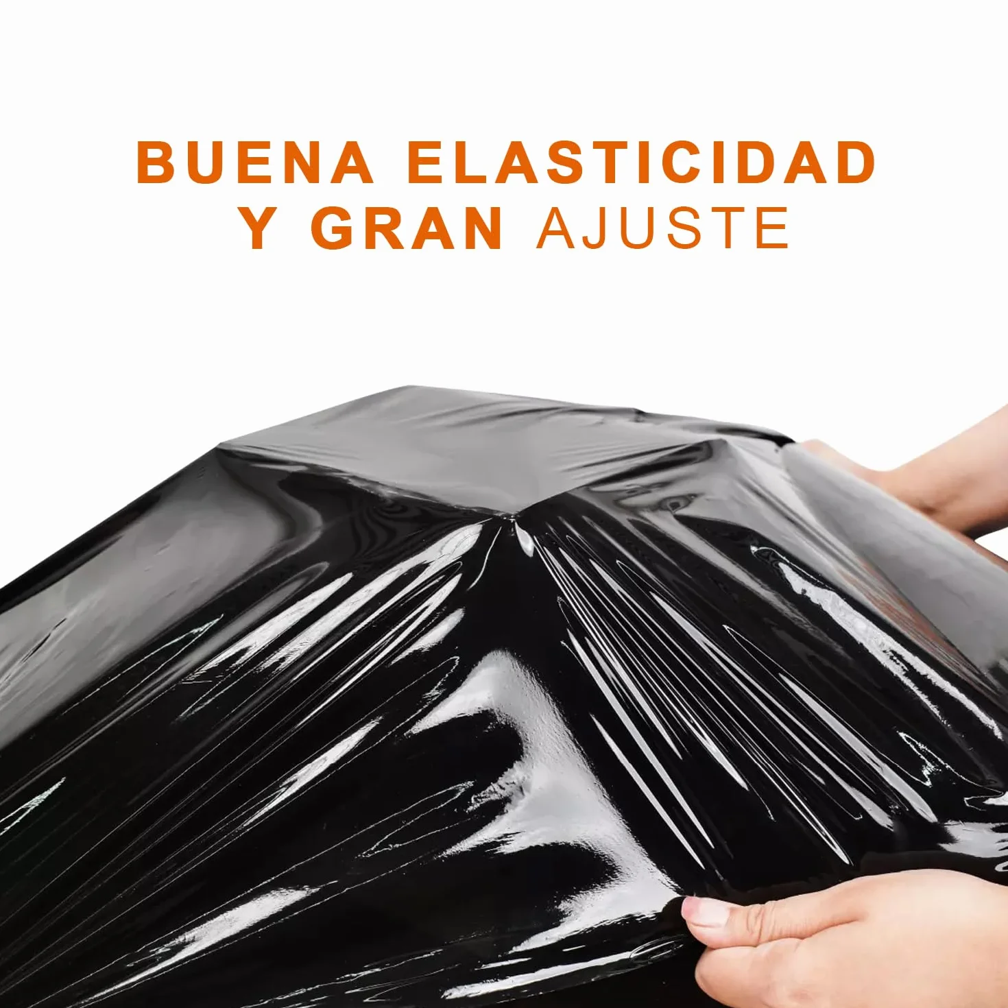 Film Embalaje Negro 1.4kg 5 Rollo 50 cm 23 Micras de Espesor