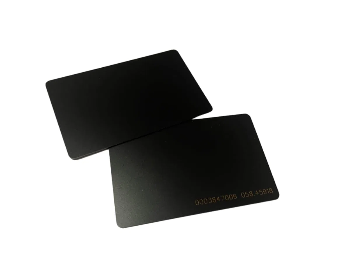YARONGTECH Tarjeta RFID de 125 Khz de proximidad EM4100 para acceso a la puerta, tarjeta negra (100)