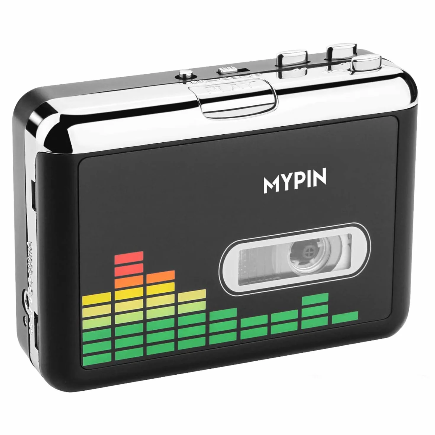 Reproductor de Cassette Portátil, Convertidor de Cassette a MP3,Retro Inverso Automático con Auriculares,Grabadora Cassette Directamente a la Unidad Flash USB/no Necesita PC