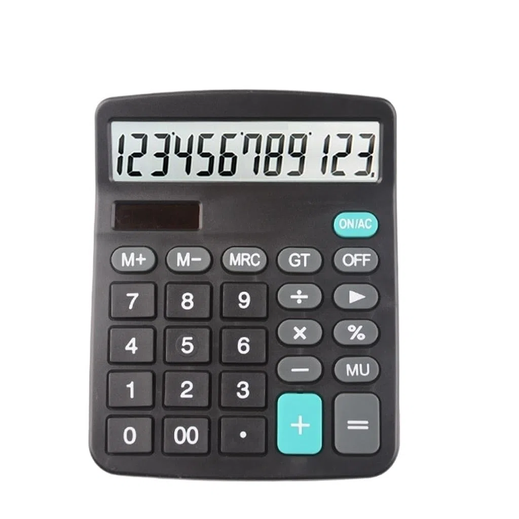 JFDBGU Calculadora De 12 Dígitos, Calculadora Solar, Calculadora Financiera De Oficina