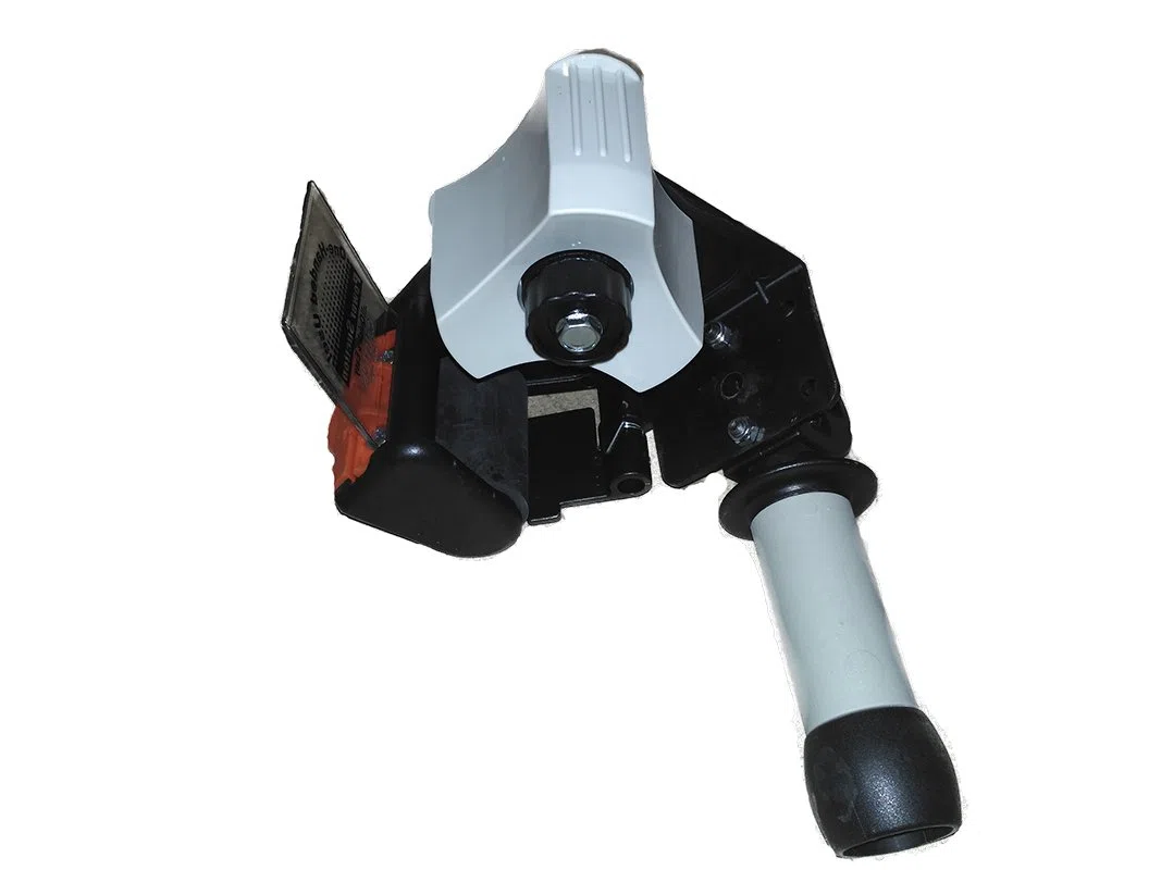 Precintadora Manual para Cinta Adhesiva | Con Mango Rotable en 3 Posiciones y Ergonómico | Para cerrar cajas de cartón a pequeña escala | Ancho de cinta de 50 mm