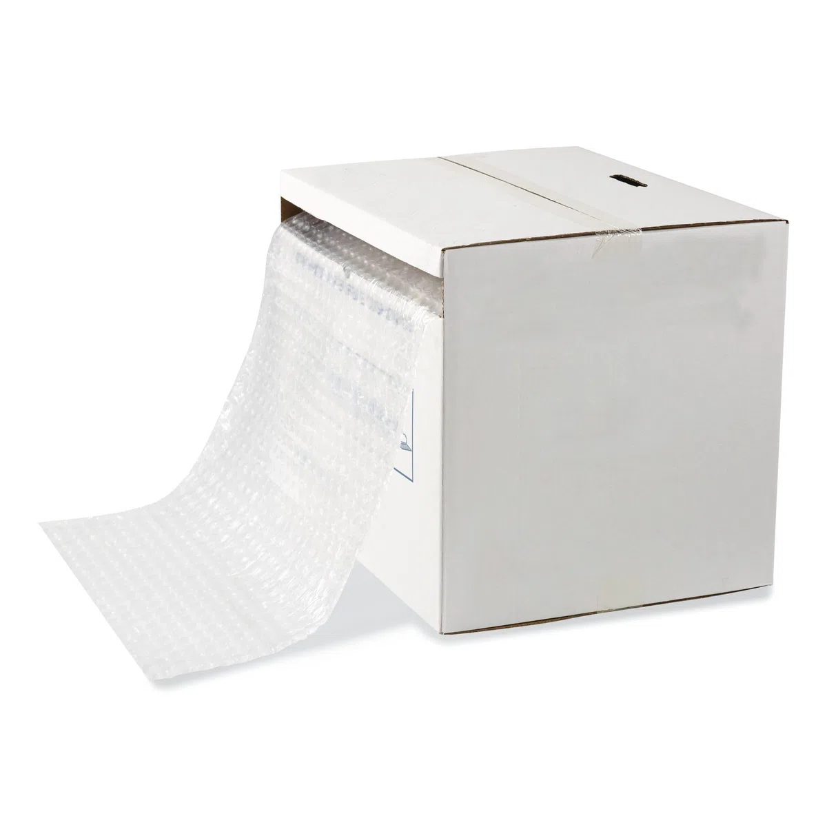 Universal Embalaje de burbujas, 0.3 pulgadas de grosor, 12 pulgadas x 100 pies, perforado cada 12 pulgadas, transparente