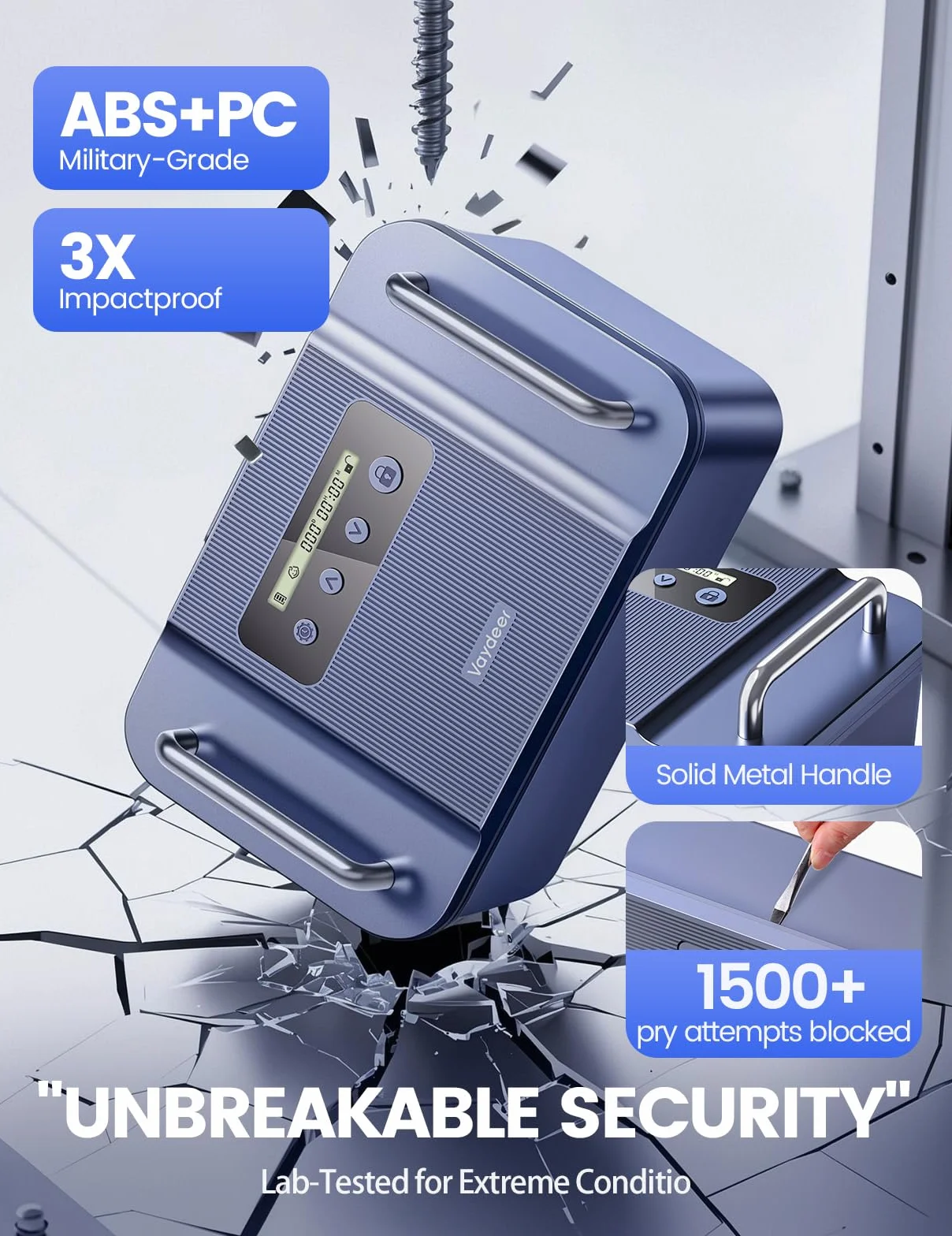 VAYDEER Caja de seguridad para teléfono móvil con temporizador