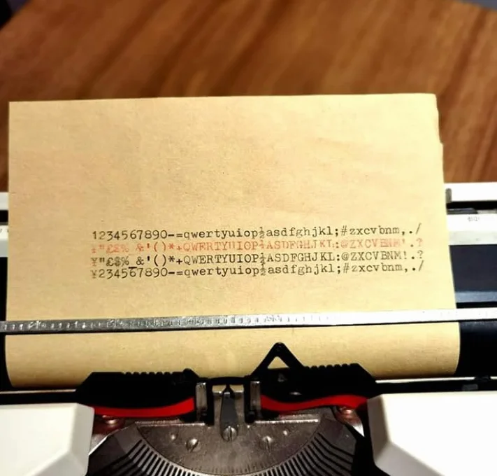 Máquina de Escribir mecánica Retro portátil, máquina de Escribir Manual Vintage, Letras, Escritura Creativa, artesanía, Juego de Escritura Gratis, Cinta roja Negra Negra de Doble Bobina,
