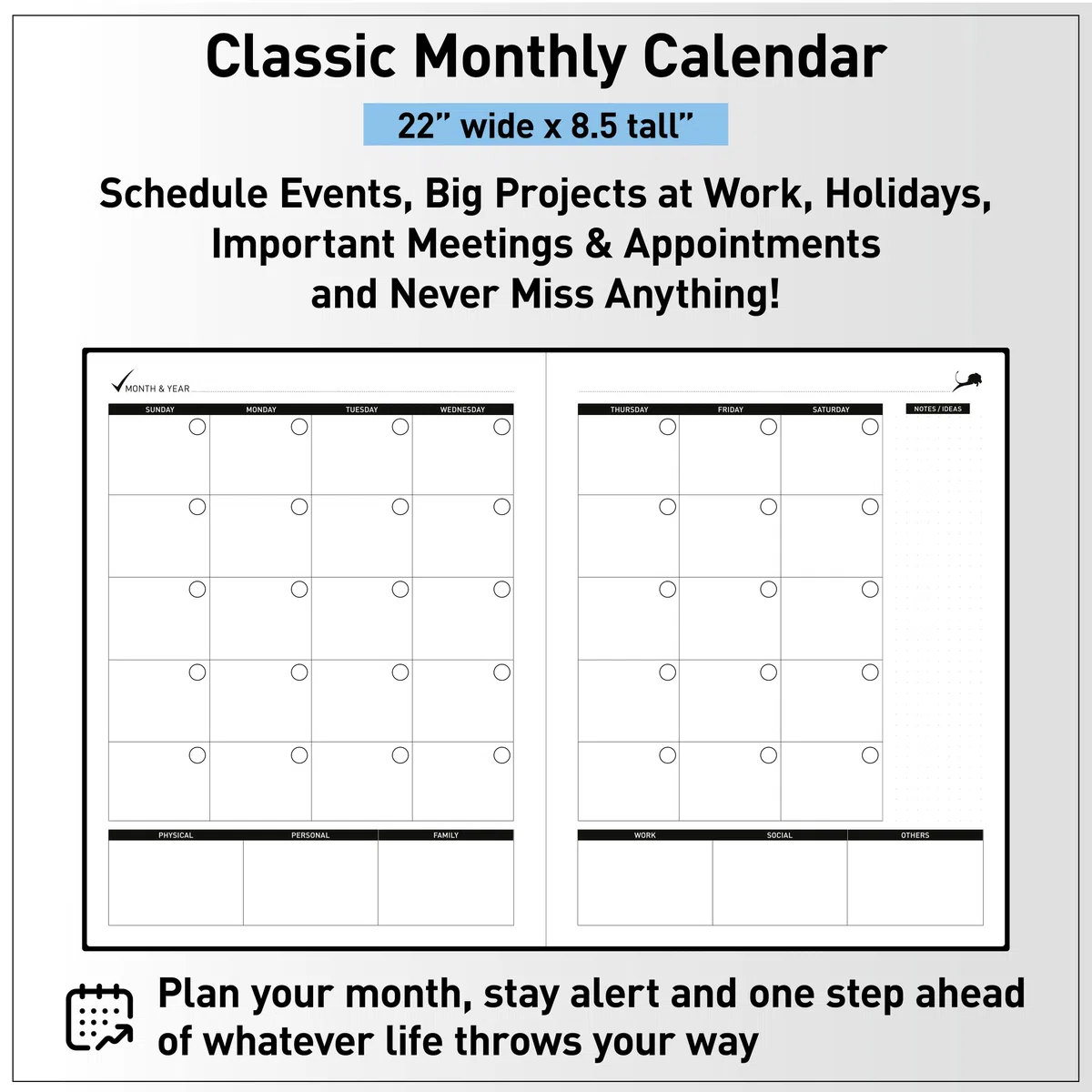 Agenda diaria – Planificador de vida profesional, calendario y diario de gratitud para aumentar la productividad, gestión del tiempo y felicidad, tapa blanda de cuero vegano, 6 meses, planificador de