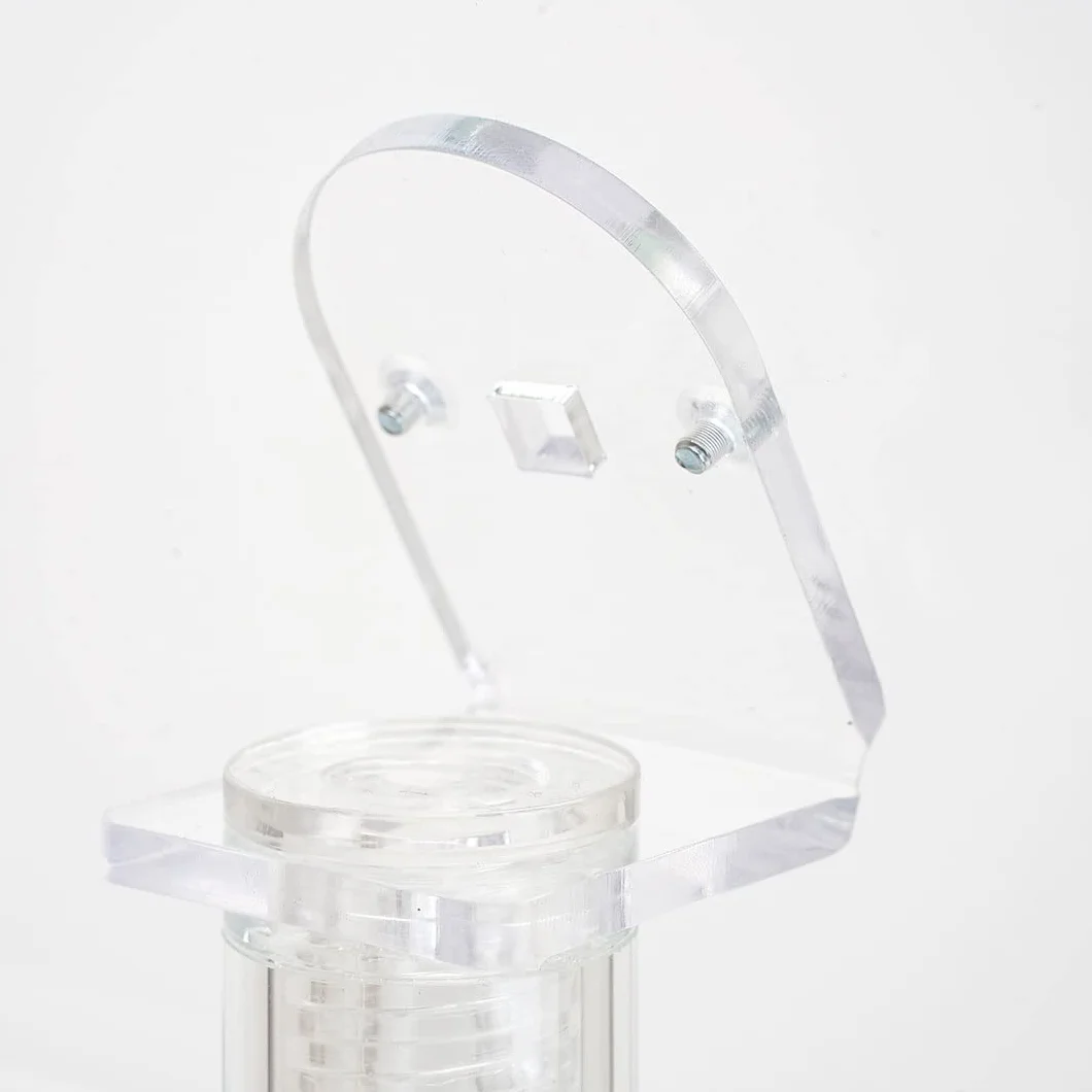 Danieli | Expositor publicitario de pie con Atril apoyalibros tamaño A3 Horizontal | Soporte de acrilico Transparente para Libros, Catálogos y Menú | Soporte de acrilico de pie para Mostrar Aviso