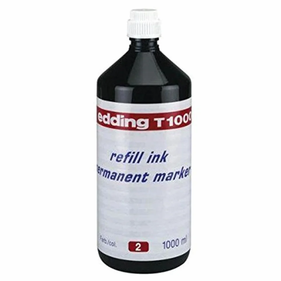 Edding T 1000 Tinta de Recarga para Marcador Permanente 100 ml Rojo
