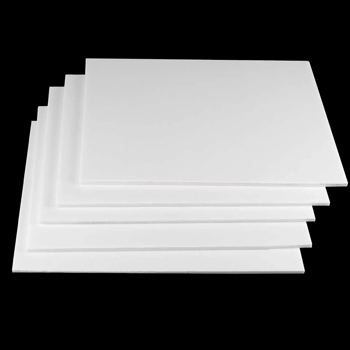 Paquete de 5 tableros de espuma blanca, tablero de estera de poliestireno de 300 x 400 mm de grosor for manualidades, modelado y montaje de fotografías