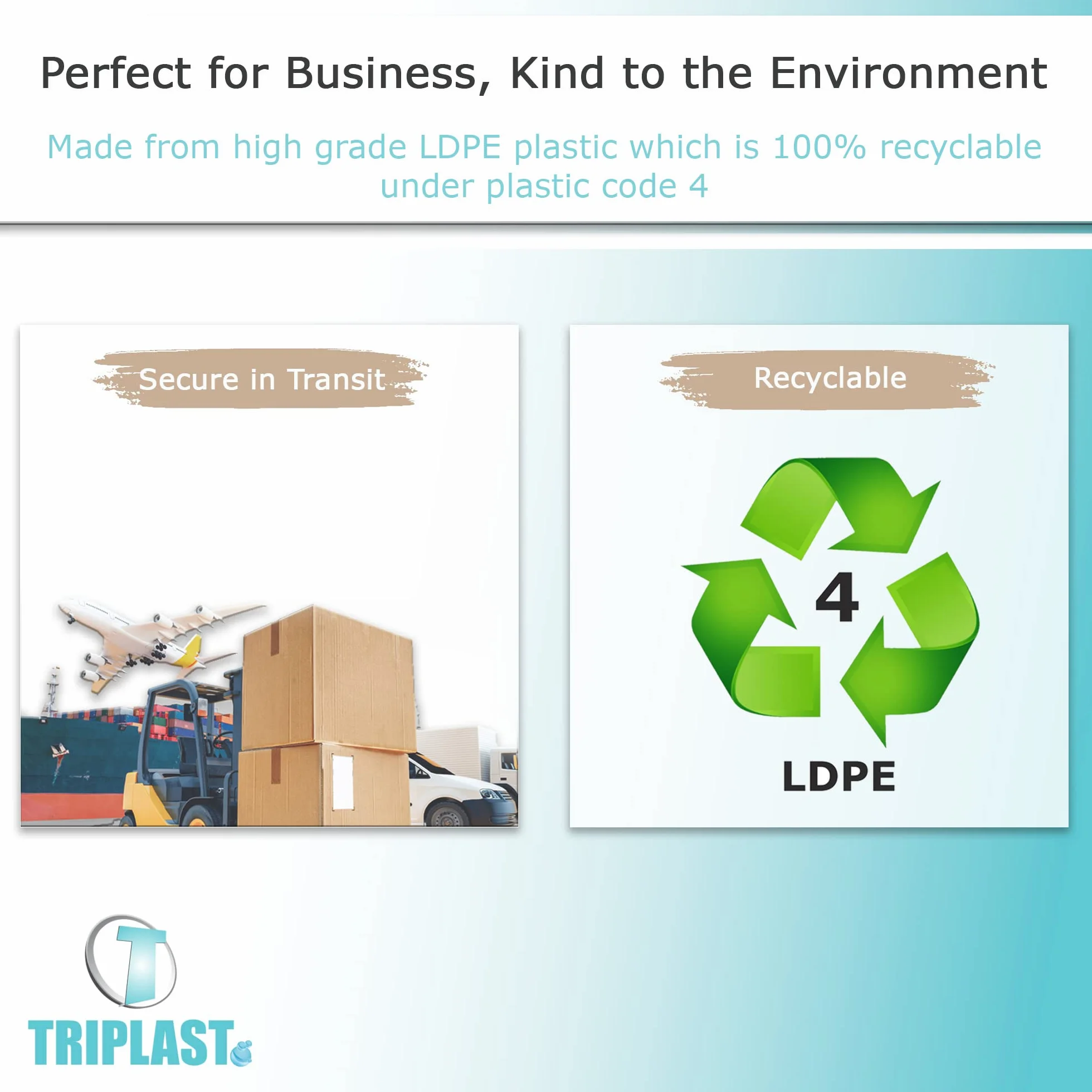 Triplast 4000 x A7 impreso documento cerrado (95 x 125 mm) | Sobres de plástico transparente con cierre autoadhesivo/fundas/bolsillos/carteras | Adjunta facturas, listas de embalaje y notas de