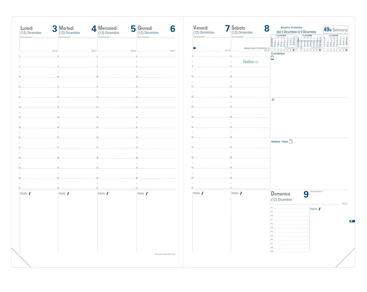 Quo Vadis 02423017 M² Agenda