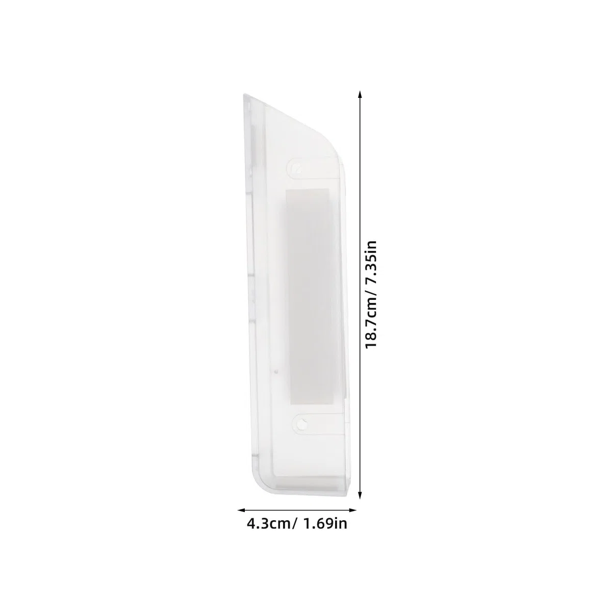 PACKOVE Soporte de Almacenamiento para Báscula de Baño Autoadhesivo de Acrílico Diseño Portátil para Cocina y Gimnasio Seguro y Práctico