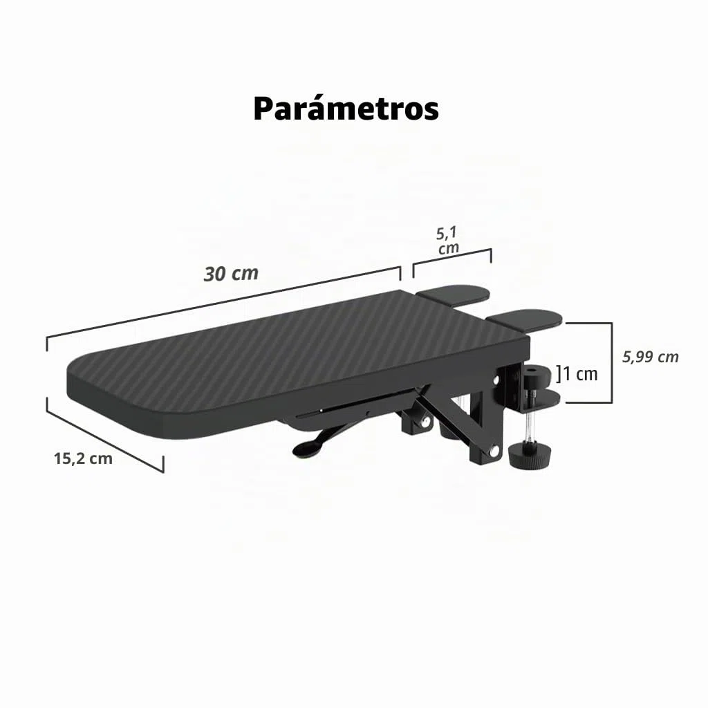 Reposabrazos de escritorio Reposabrazos Soporte de codo Reposabrazos Plegable Extensor de escritorio Reposabrazos para codo y soporte de brazo Teclado Reposabrazos Reposabrazos de muñeca