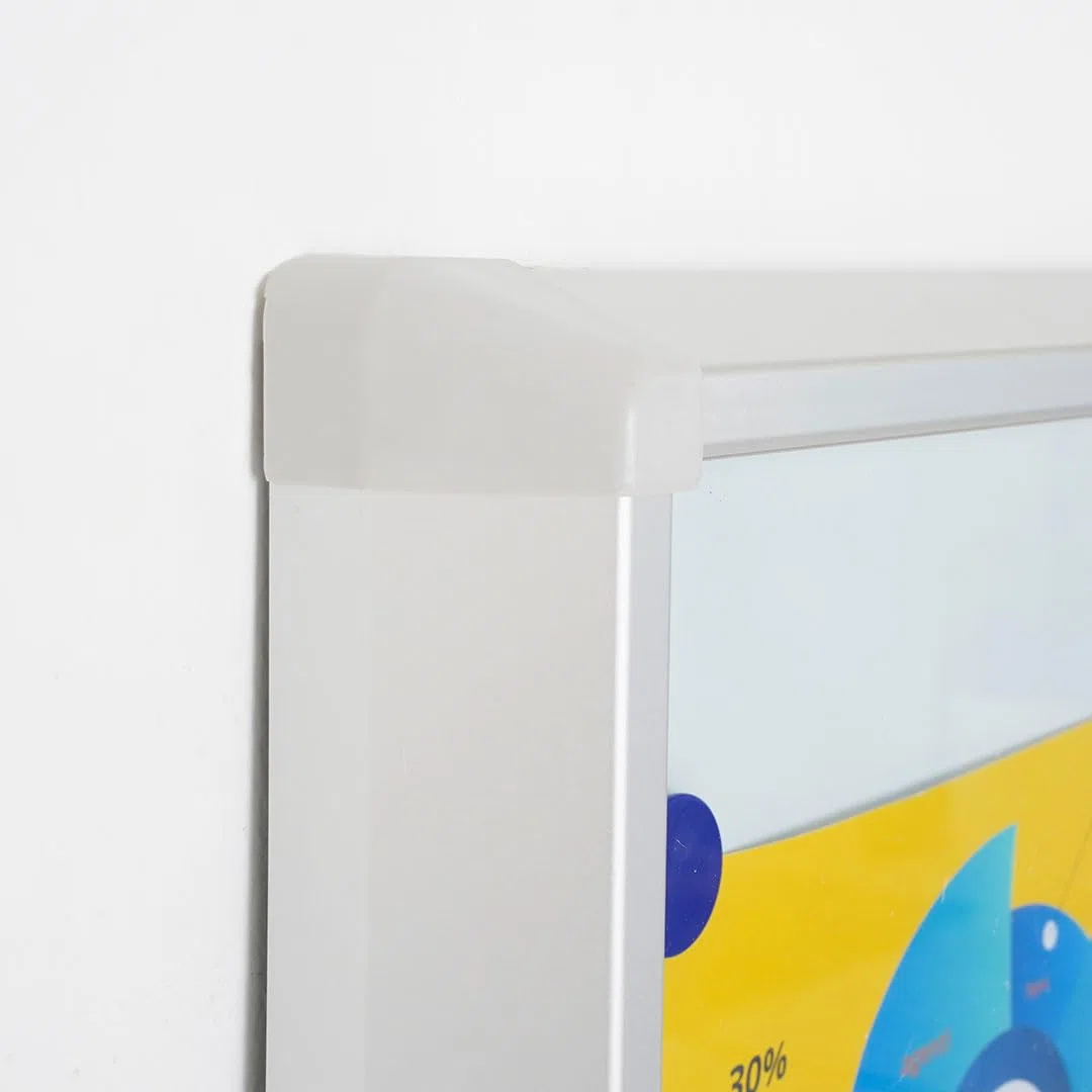 Danieli Store | Tablón Magnético de Pared para Interiores en Aluminio con Puertas Correderas de Vidrio Templado de Seguridad ESG para Oficina y Edificio Residencial. Cerradura con Llaves. (12xA4)