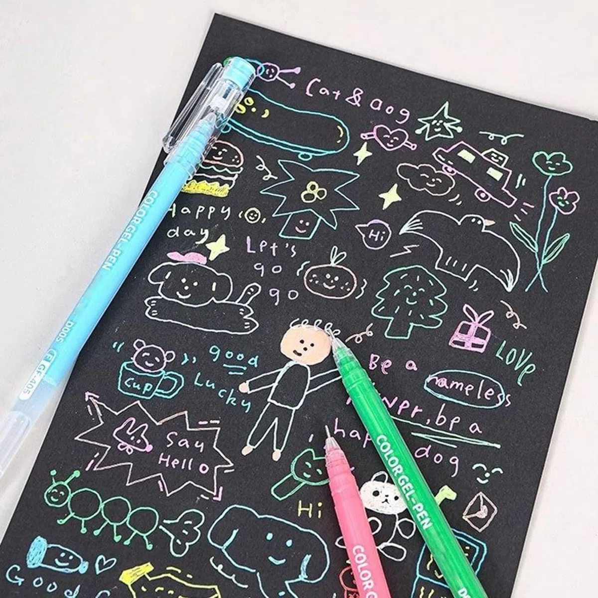 Bolígrafos de gel, secado rápido, punta fina, escritura fluida, bolígrafos de tinta de gel suministros de papelería | Para y adultos, dibujo, scrapbooking, colorear, tarjetas de felicitación