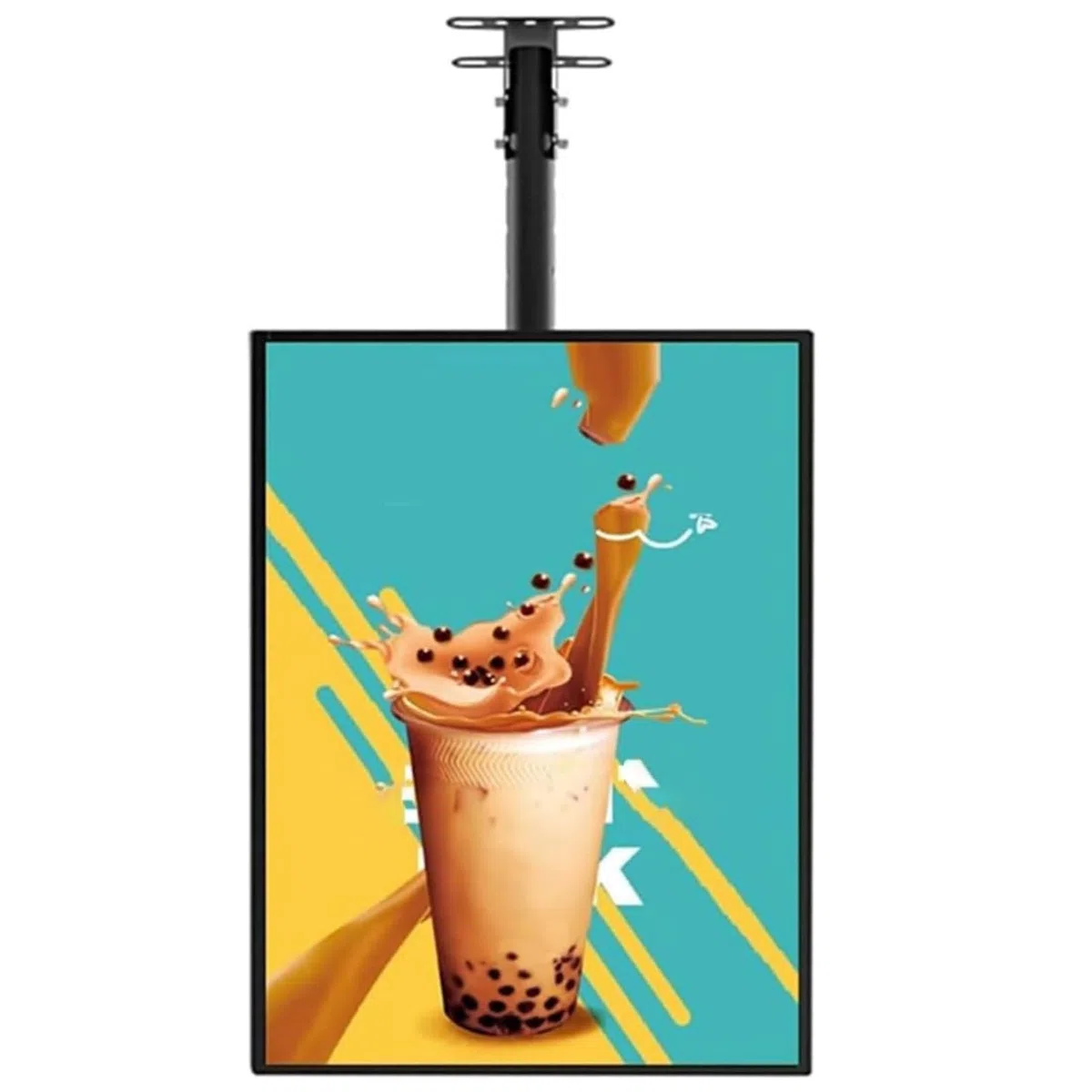 Caja de luz LED, marco digital delgado a presión, valla publicitaria montada en la pared para publicidad, letrero de menú colgante para restaurante, cafetería, tienda