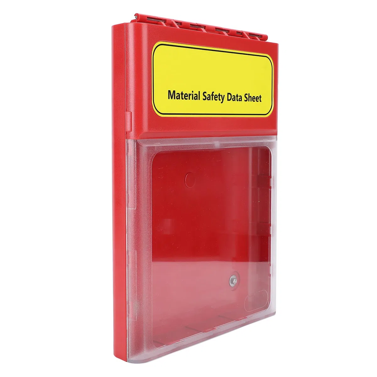 SIXRUN Caja Visual MSDS, Materiales de PC ABS PA de Alta Resistencia, Resistente Al Agua y Al Polvo para Almacenamiento Seguro de Documentos MSDS, Ideal para Uso Industrial y de Laboratorio
