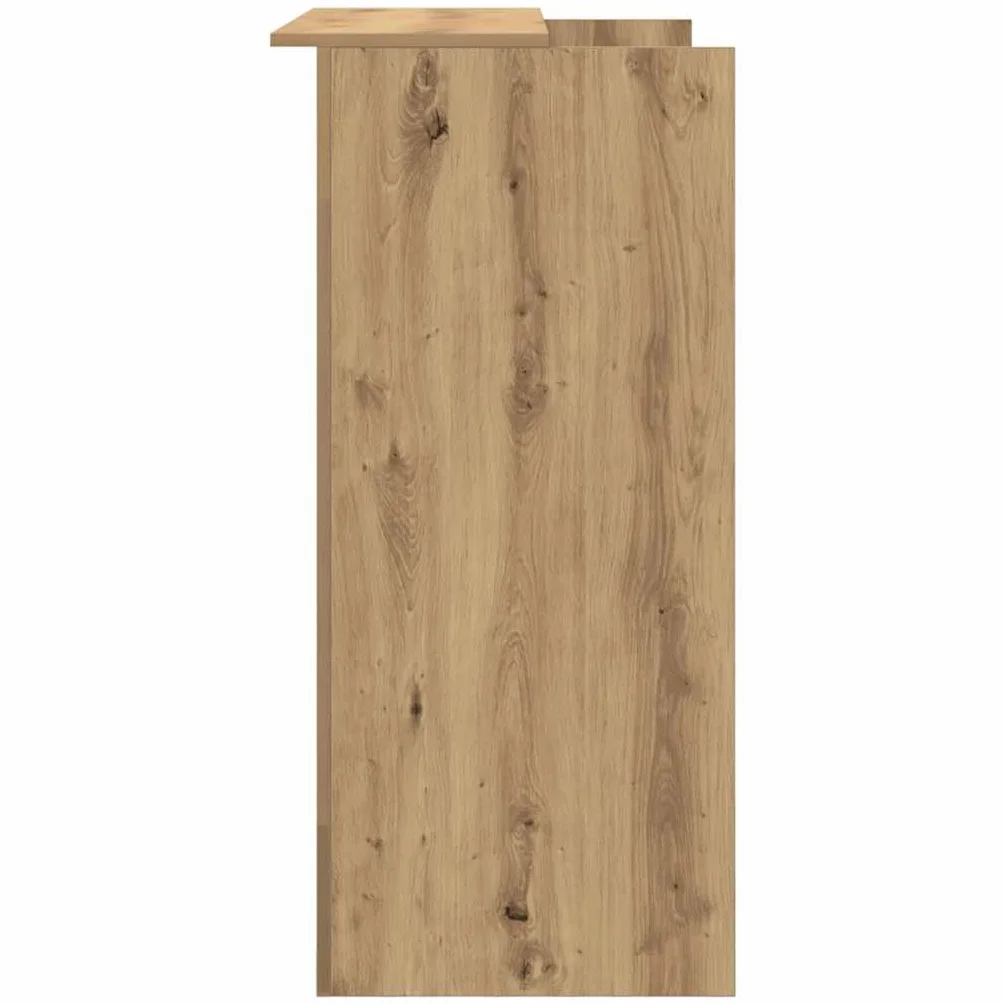 vidaXL Mostrador de recepción Roble artisian 100x50x103,5 cm, mostrador de recepción, mostrador de recepción de Oficina, mostrador de Caja