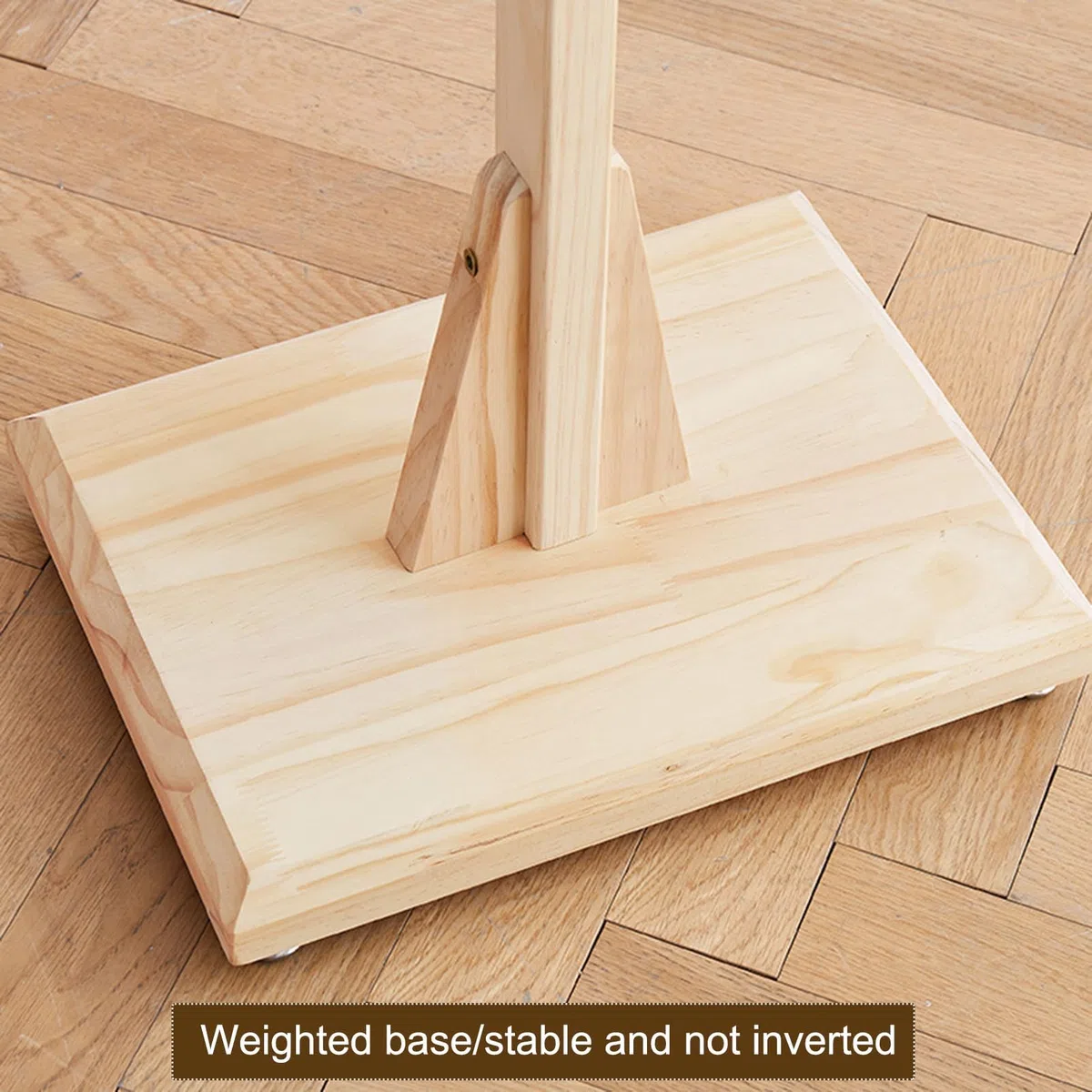 Soporte de pie para carteles, pedestal de madera para carteles, pancartas y folletos, ideal para bodas, fiestas y exhibiciones de negocios