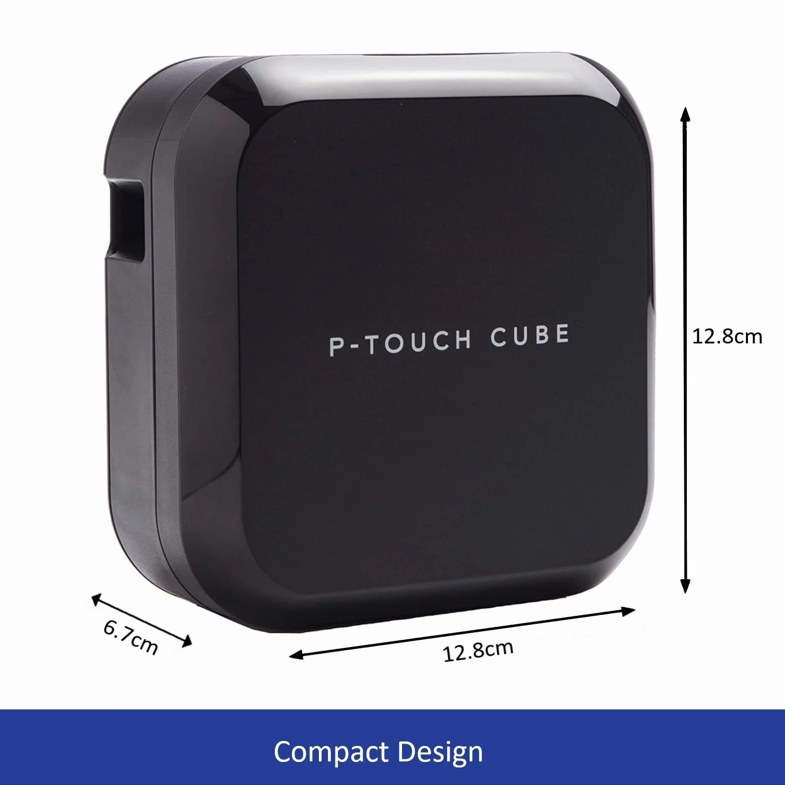 Brother PTP710BT Cube Rotuladora electrónica portátil Bluetooth Negro