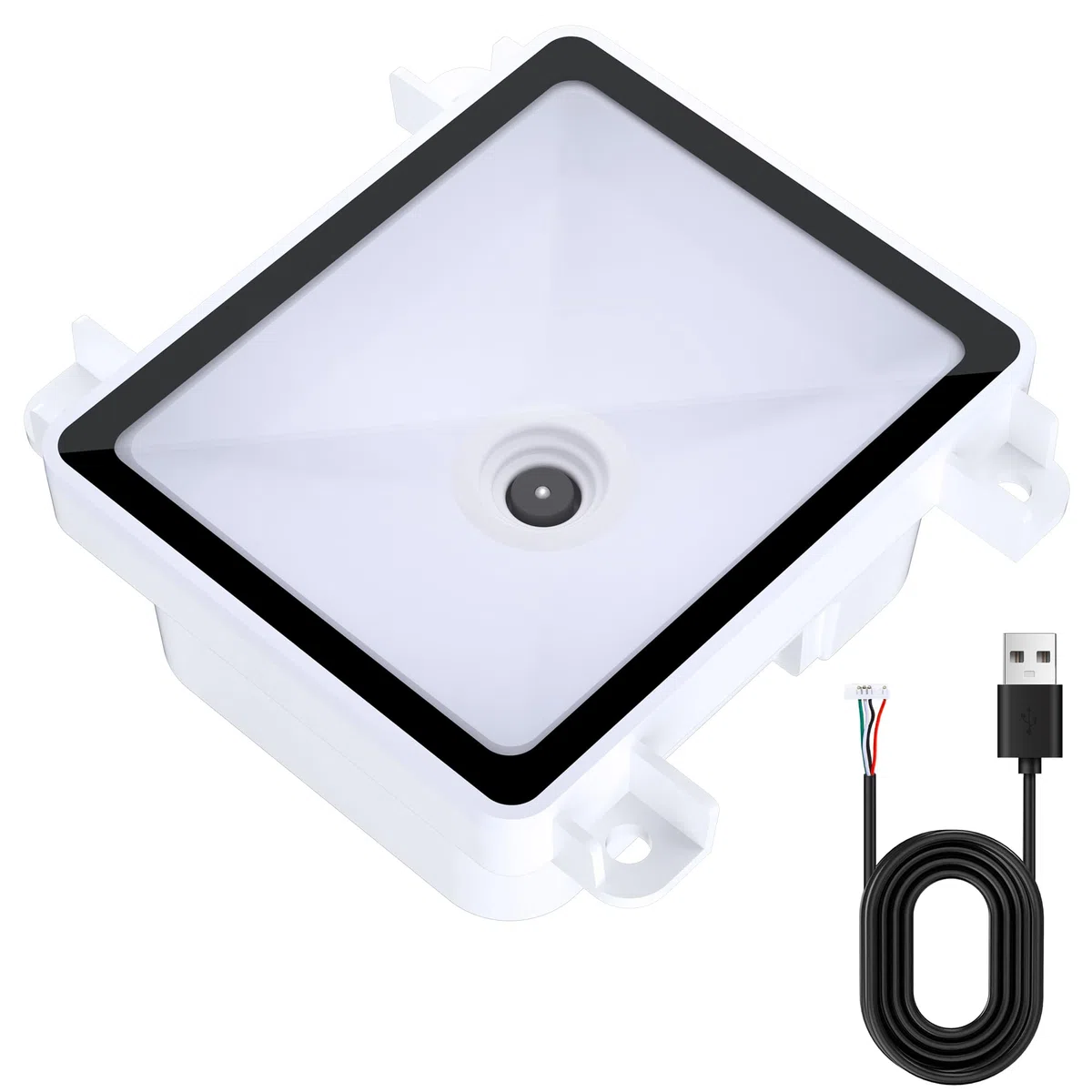 Tera 2D QR Embedded escáner de código de barras Módulo de escaneo fijo Escaneo automático 1D Mini lector de códigos de barras 3100