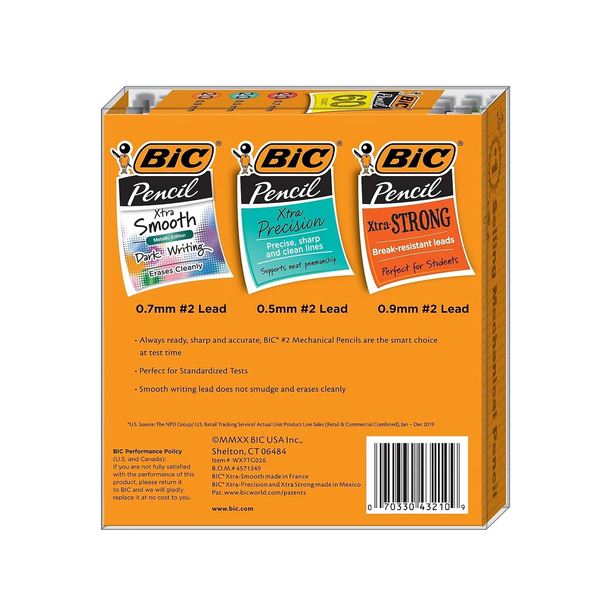 BIC Lápiz mecánico Variety Pack 60 ct