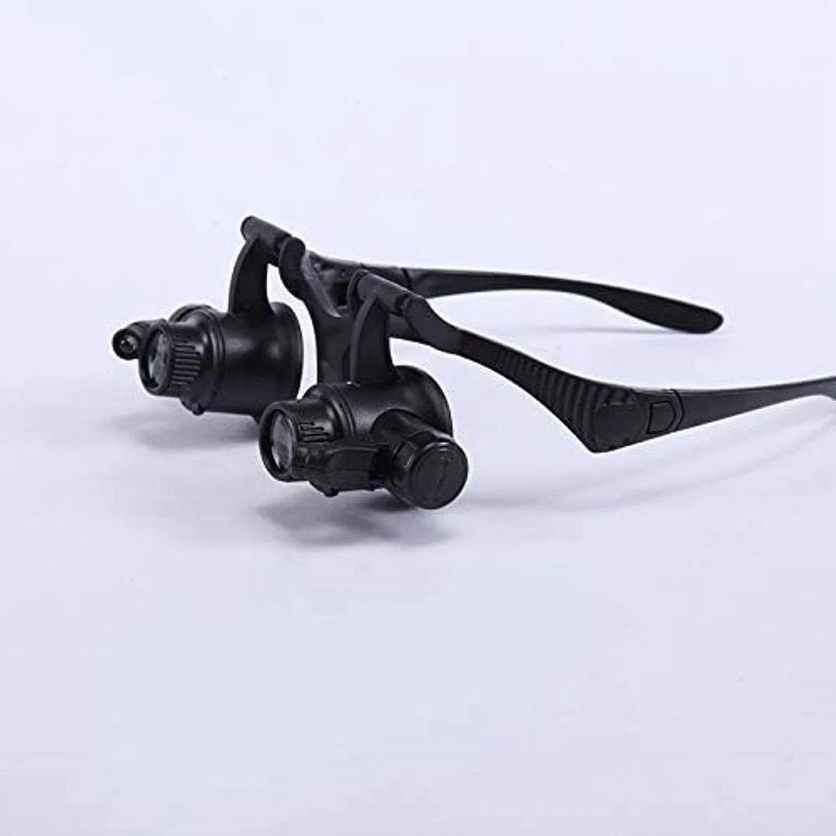 Lupa Led con Diadema Y Lentes Intercambiables De 10/15/20/25 Aumentos para Reparación De Relojes