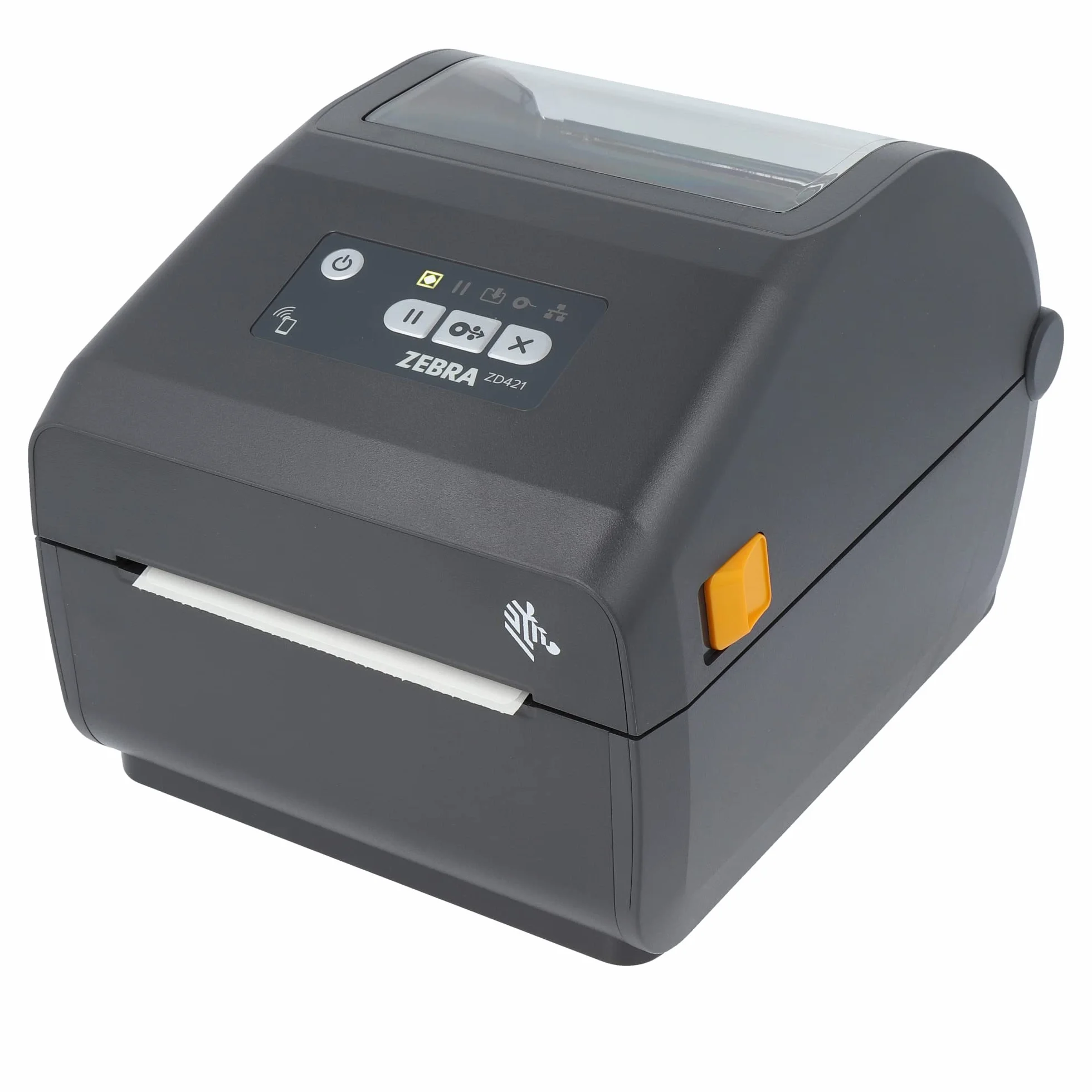 Zebra ZD421d - Impresora con Borde arrancable (203 PPP, térmica, 104 mm de Ancho de impresión, BTLE, USB, interfaces de Host USB ZD4A042-D0EM00EZ), Gris (Oscuro)