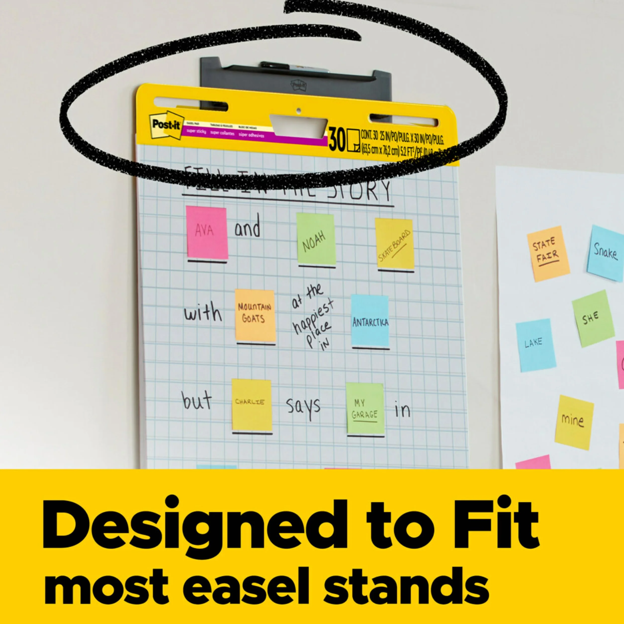 Post-It 560SS - Papel para rotafolios (63.5x77.5 cm)