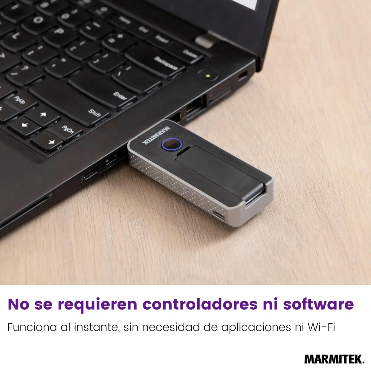 Presentación Inalámbrica HDMI - Marmitek STS2 - Presentación Powerpoint Inalámbrica - Plug and Play sin software - Compatible con Airplay y Miracast - Ampliable hasta 20 presentadores | Emisor HDMI inalámbrico para salas de reuniones con 1080p/60Hz, AirPl