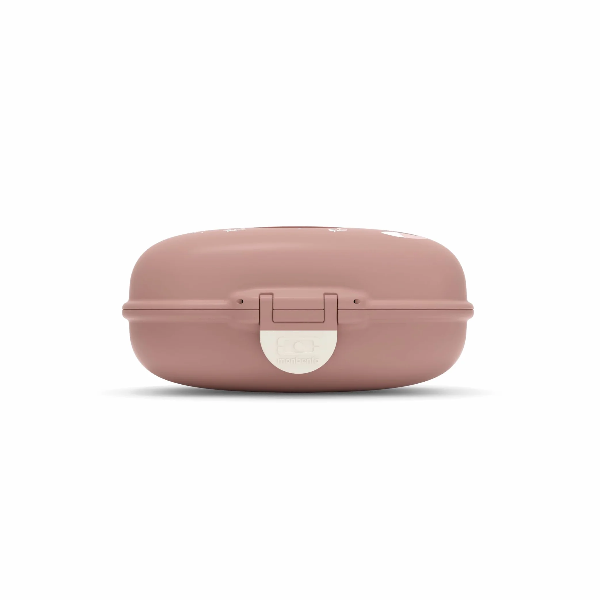 monbento - Caja de Merienda Infantil MB Gram Fox - Caja de Merienda para Niños - Ideal Escuela o Parque - Sin BPA - Segura y Duradera - Rosa Canela