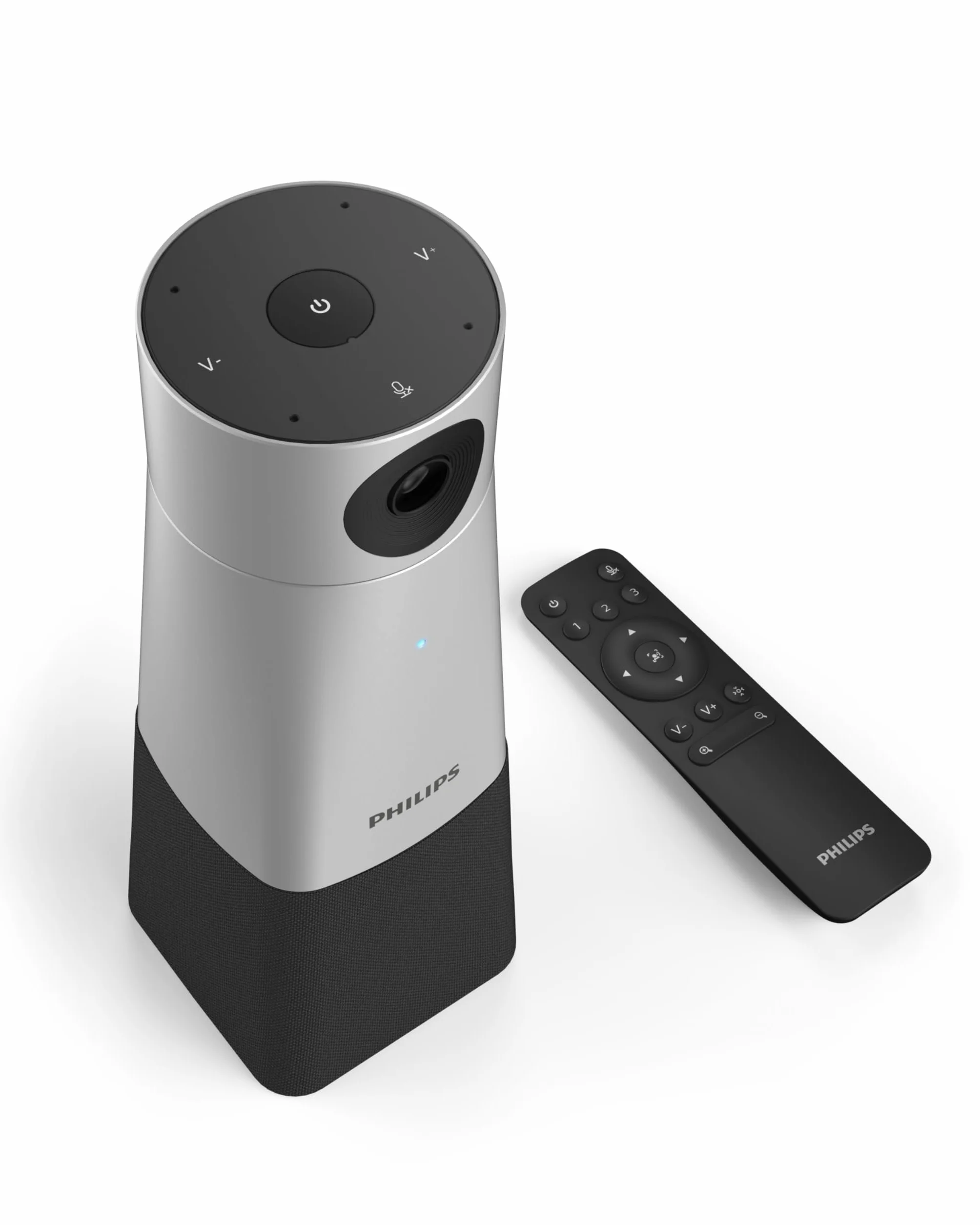 Philips PSE0550 - Micrófono portátil para Audio de vídeo (Color Negro y Plata