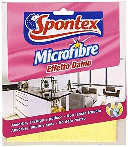 Spontex - 25 paños multiusos efecto Daino.