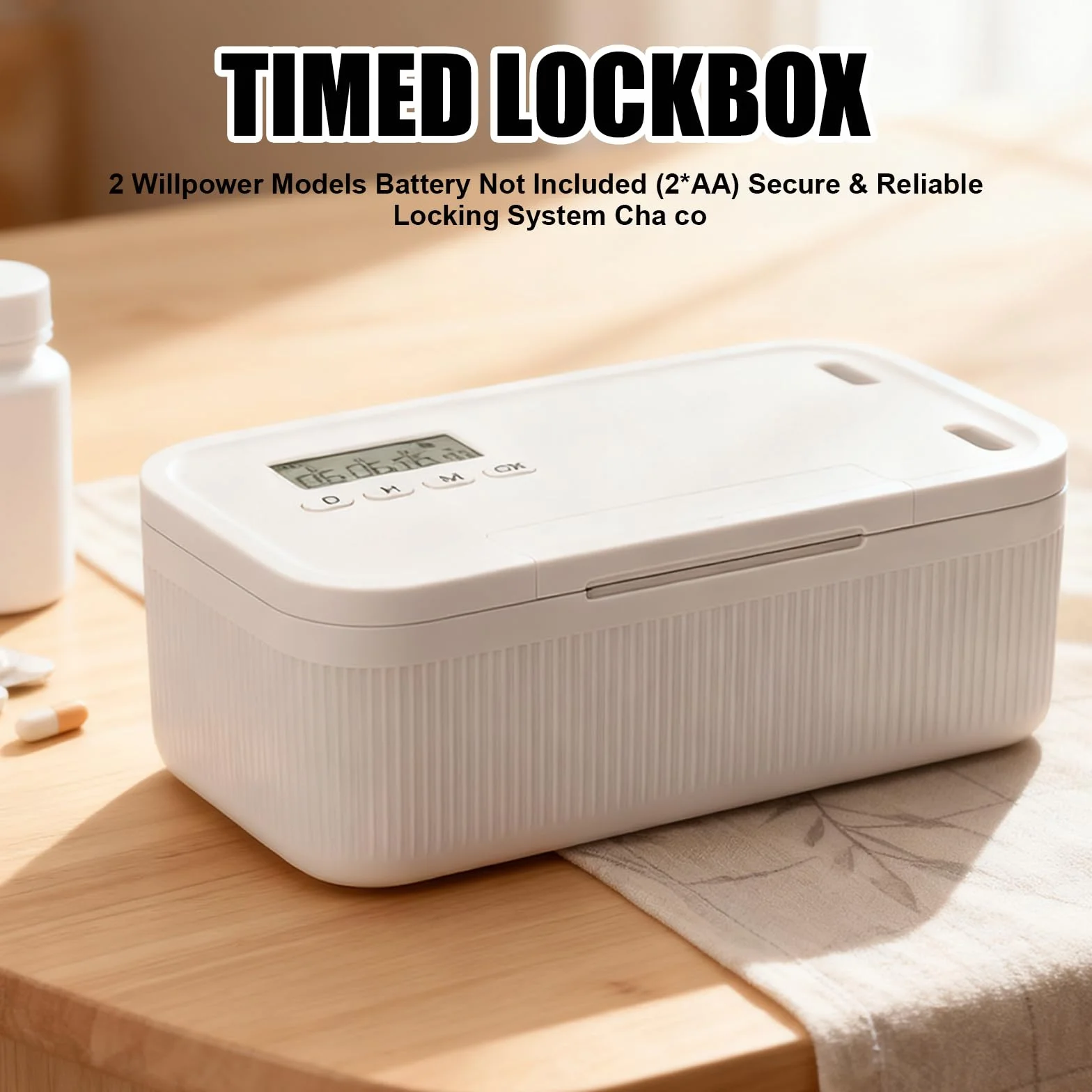 Caja de seguridad para teléfono móvil con cerradura de tiempo, autocontrol, estudio, niños