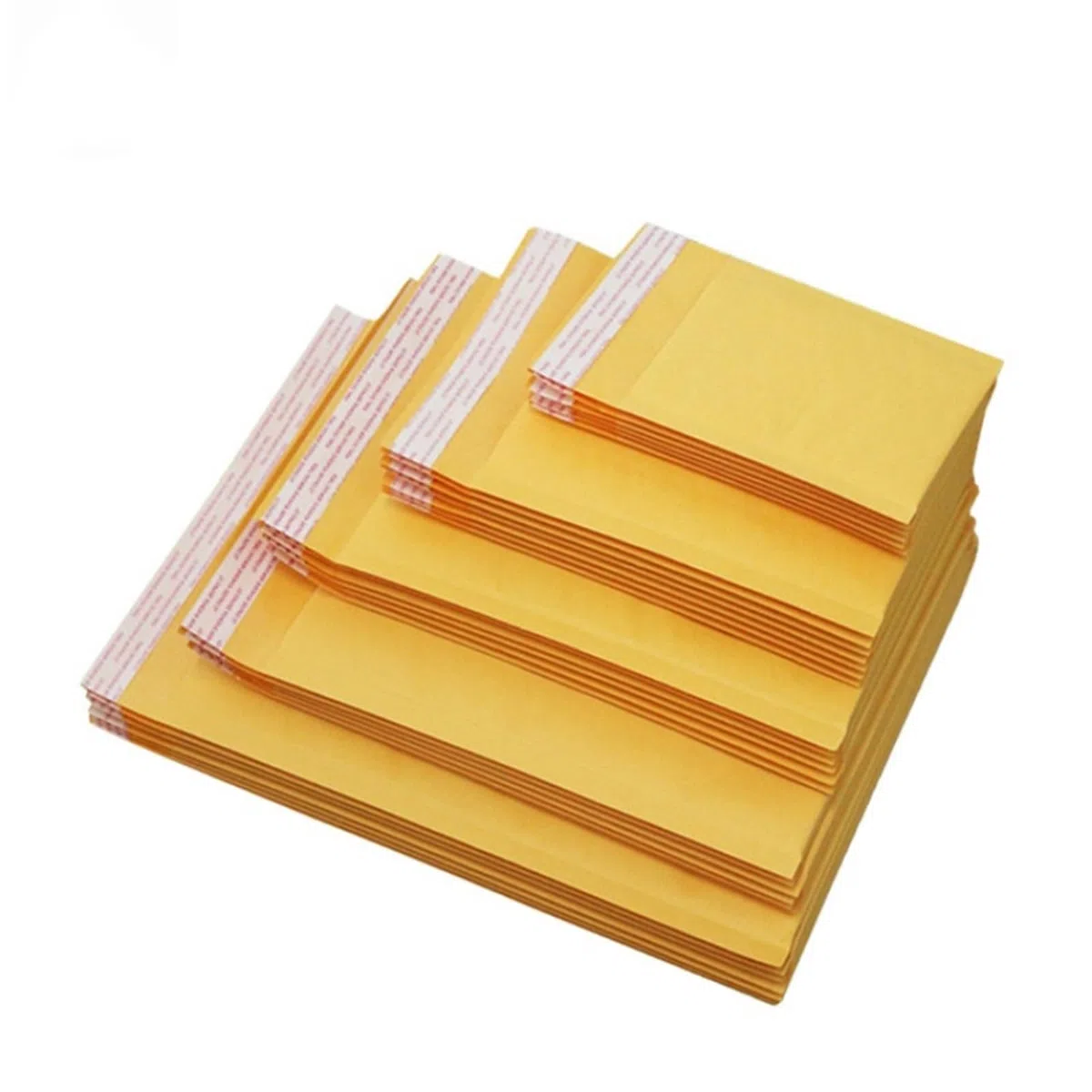 Bolsas de sobres burbujas papel Kraft, diferentes especificaciones, acolchados envío con bolsa correo, 50 Uds para Cosméticos(25 * 30cm)