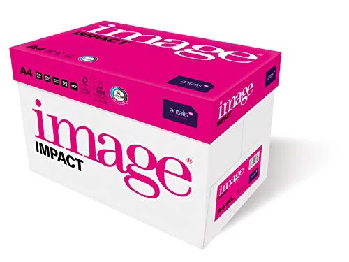 Image Impact - Papel para fotocopiadora (120 g/m², A3, FSC, 5 paquetes de 250 hojas)