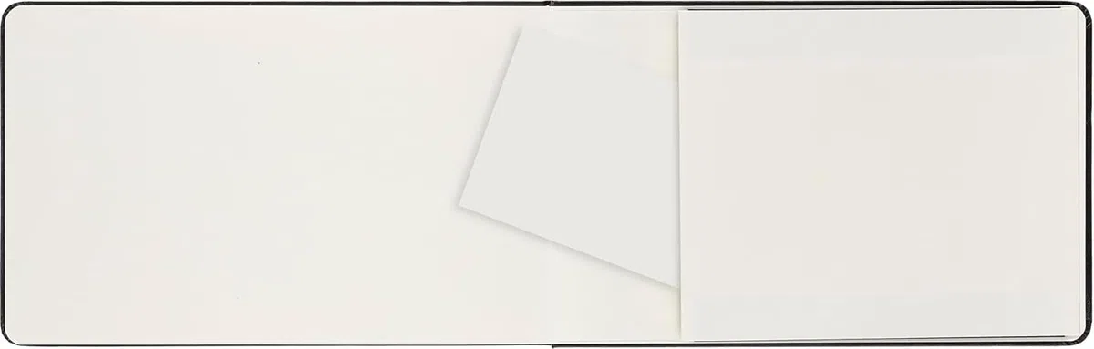 Moleskine - Art Collection, Álbum de Acuarela, Cuaderno de Dibujo, Tapa Dura, Papel Adecuado para Lápices y Pinturas de Acuarela, Color Negro, Tamaño Grande 13 x 21 cm, 72 Páginas
