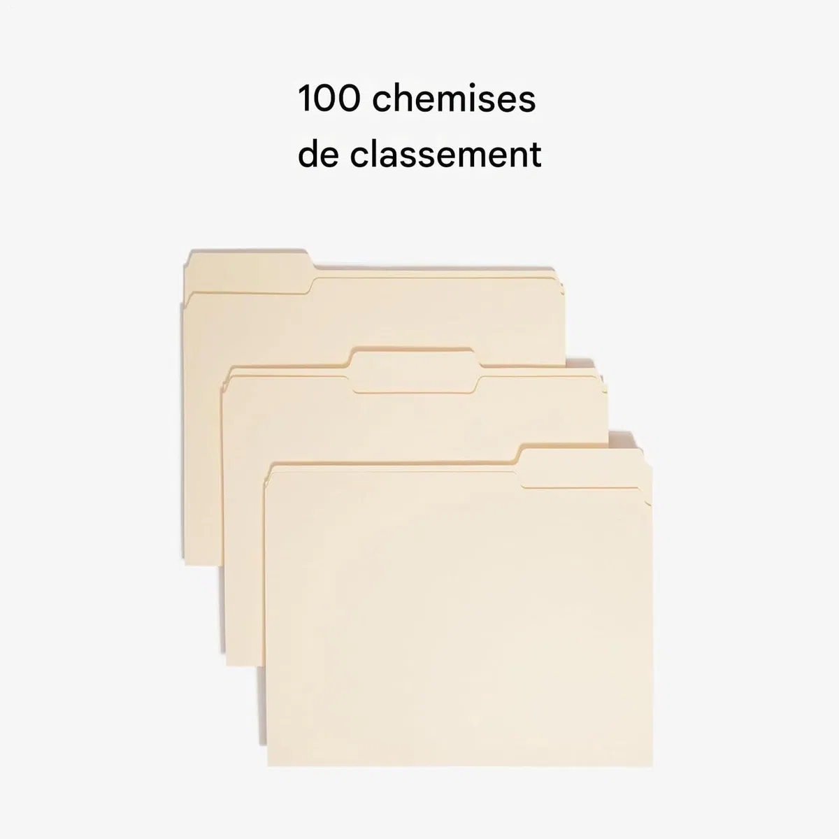 Carpeta De Documentos Organizador Para Archivo De Facturas Del Hogar Y | Carpetas De Papel Con Pestañas 1/3 Organización De Material Escolar, Oficina En Casa, Escuela, Aula