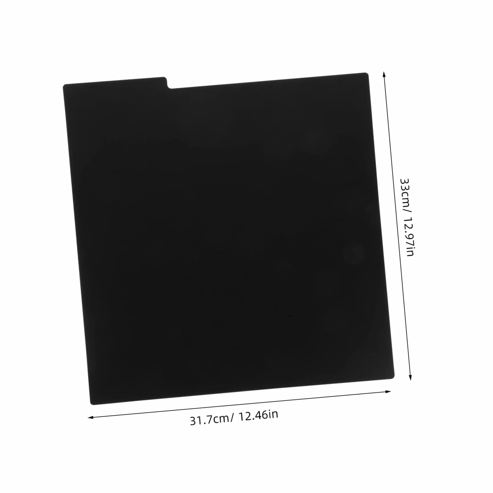 Divisores De Vinilo Reutilizables 8 Piezas Separadores Plástico Negro Resistente Al Agua Superficie Escribible